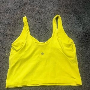 Lululemon Yellow Sports Bra